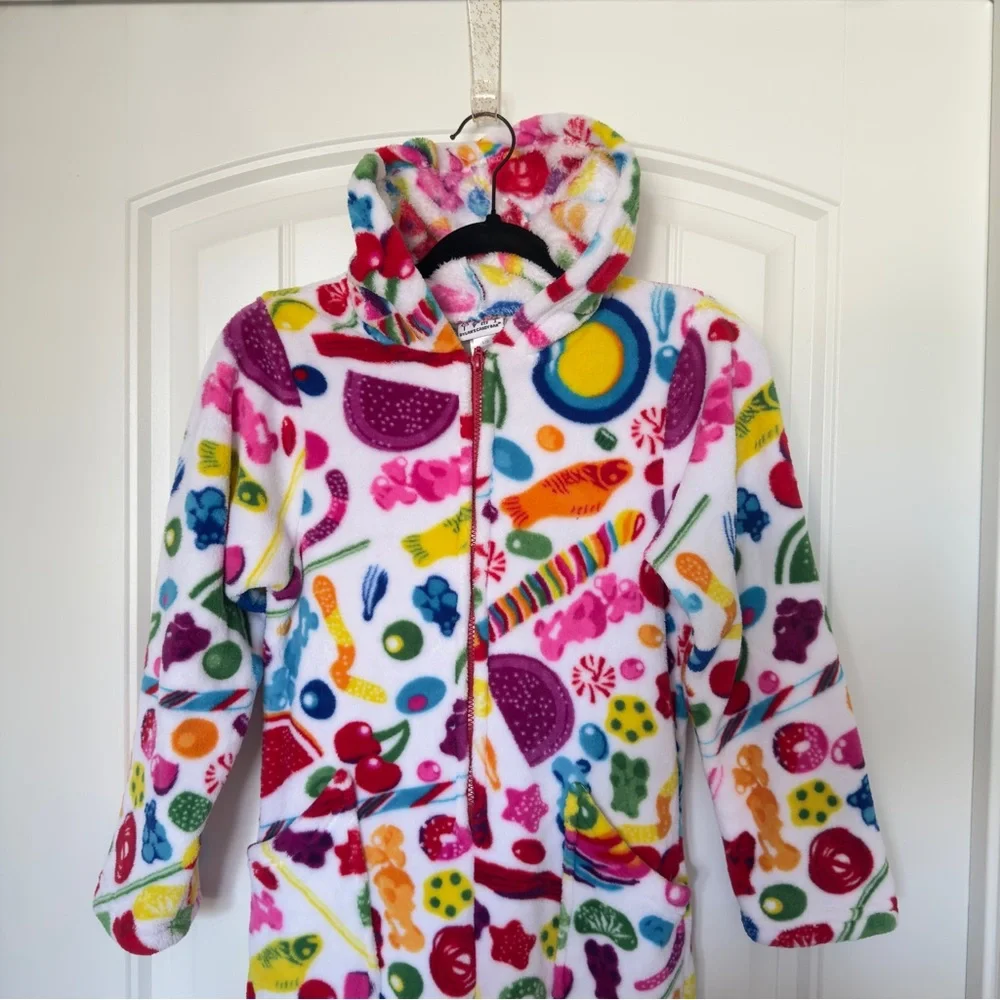 Dylan’s Candy Bar Large Youth‎ Candy Spill Onesie Pockets Pajamas